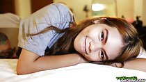 Lying on bed