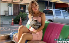 Small tits Lexi sucking cock and fucked doggy style